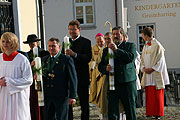 Einzug Bürgermeister (Hötzelsperger/Leitsmüller/Perko – Eindrücke vom Jubiläums-Leonhardiritt in Greimharting)